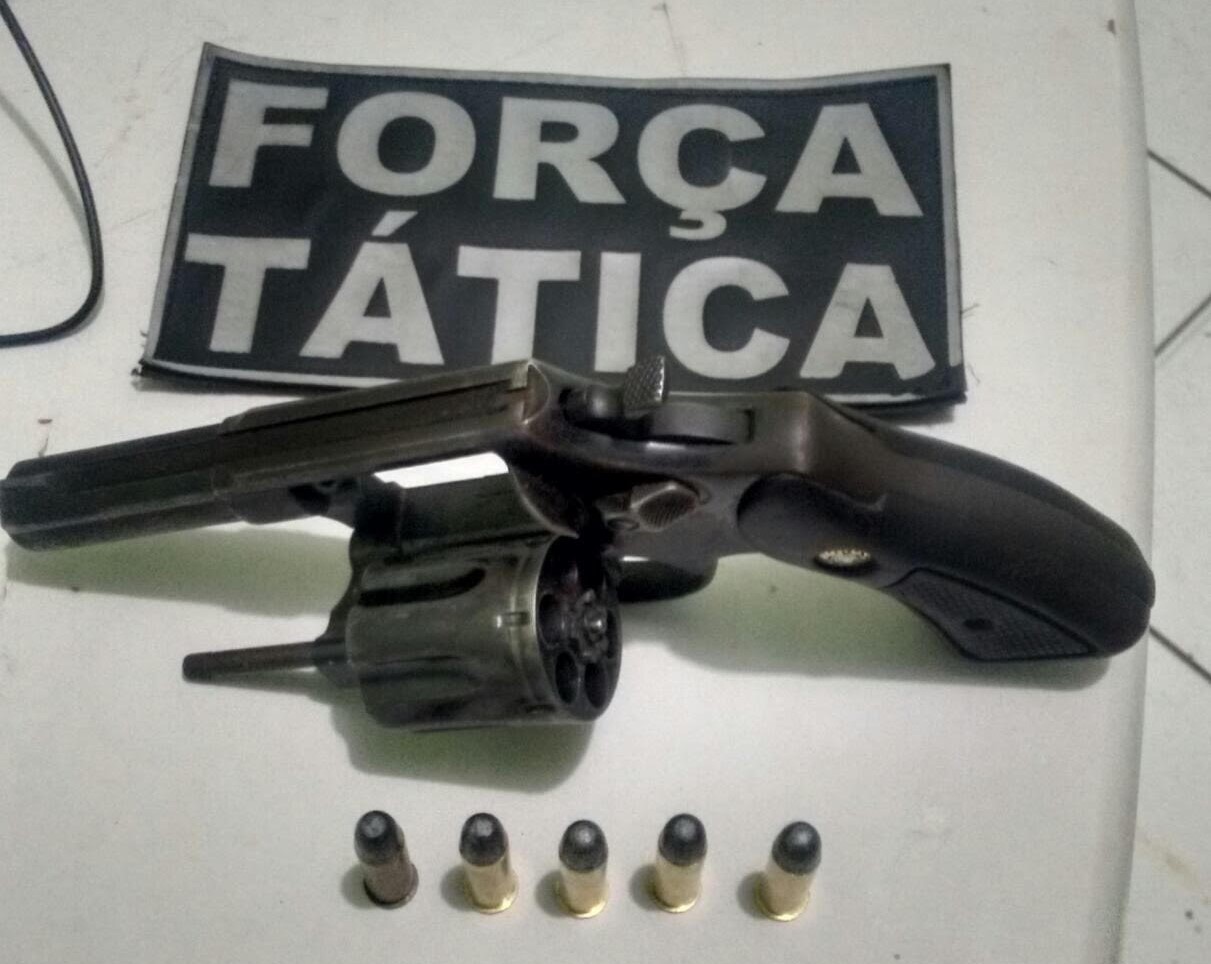 Força Tática da Polícia Militar apreende arma de fogo ilegal em Alagoinha do Piauí