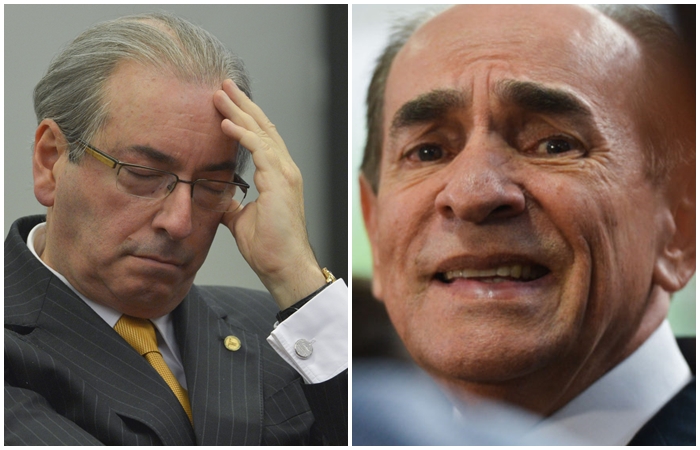 Marcelo Castro (PMDB-PI) e Eduardo Cunha (PMDB-RJ).