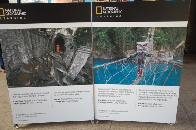 Exposição da National Geographic está aberta ao público.