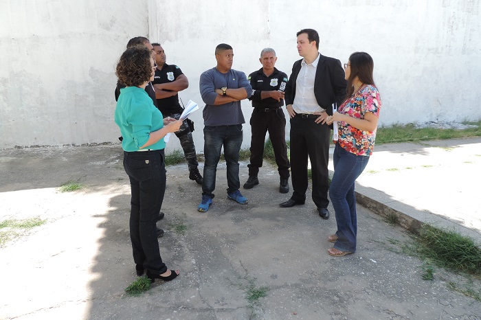 MPPI visita obras de reformas no Centro Educacional Masculino (CEM) de Teresina.
