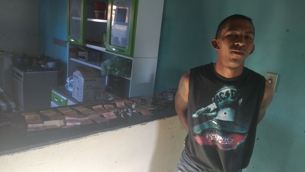 Polícia Militar prende homem por trafico de drogas em Jaicós.