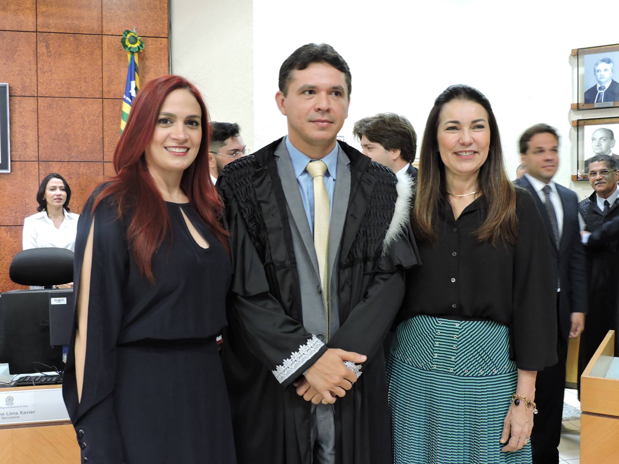 A procuradora de Teresina Georgia Nunes, Astrogildo Assunção e Margarete Coelho