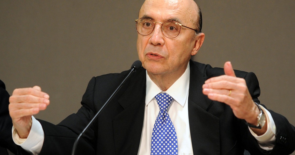Ministro da Fazenda, Henrique Meirelles.