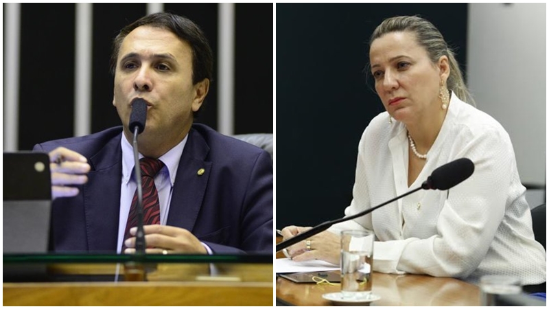 Deputados Carlos Gaguim e Dulce Miranda