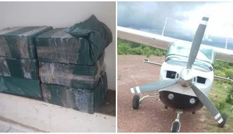 Aeronave apreendida com droga em Barreiras