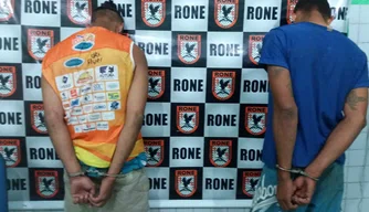 Suspeitos de tráfico de drogas presos na Vila Maria