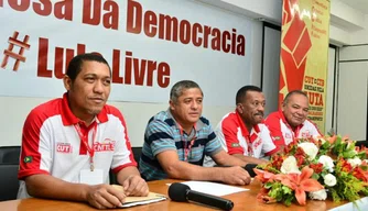 Membros da direção do Sindicato dos Rodoviários do Piauí(SINTETRO-PI).