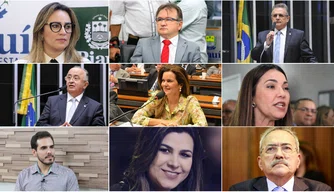 Deputados do Piauí que compareceram à votação sobre o Coaf. (destaque)