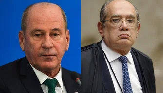 Ministro da Defesa, Fernando Azevedo, e o ministro do STF, Gilmar Mendes