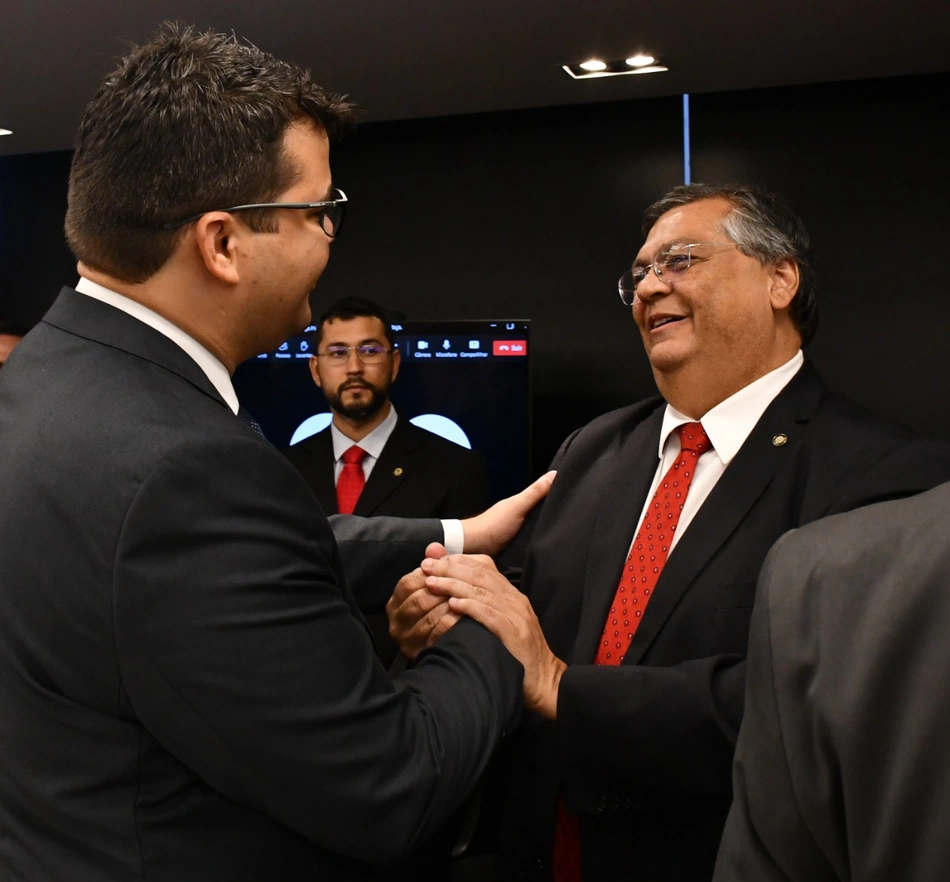 Chico Lucas se reúne com Flávio Dino e outros secretários da Segurança.