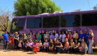 Mulheres de Barro Duro são beneficiadas com trabalhos do Ônibus Lilás