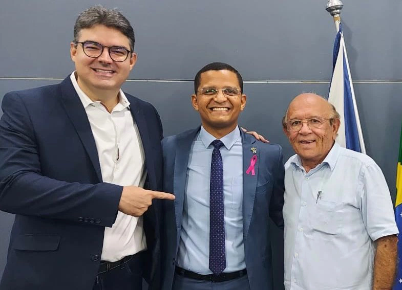 Luciano Nunes, Ismael e Edson Melo.