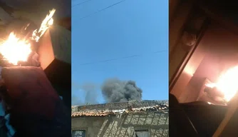 Adolescente ateia fogo em residência, em Picos
