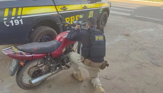 PRF-PI recupera três motocicletas com sinais adulterados de identificação