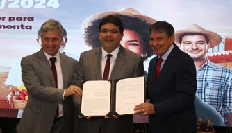Ministros Paulo Teixeira e Wellington lançam Plano Safra no Piauí