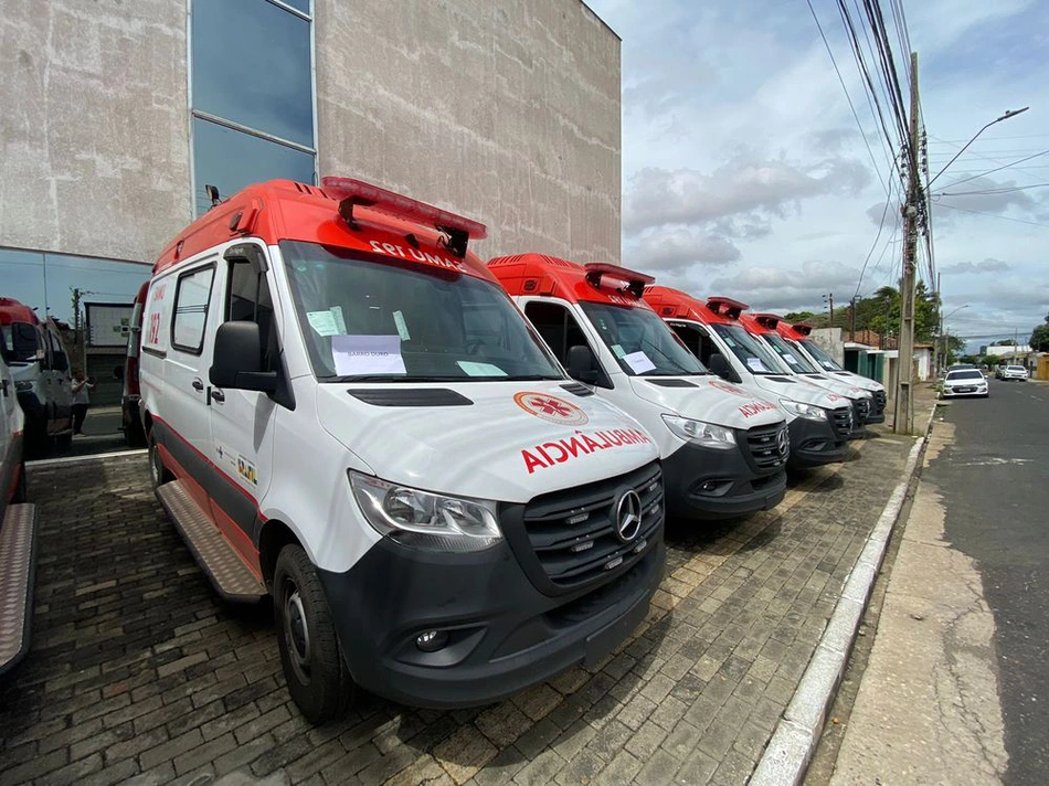 Piauí recebe 11 ambulâncias do Ministério da Saúde para renovação e ampliação de frota do SAMU.