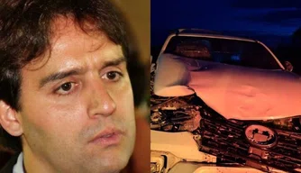 Deputado Flávio Júnior sofre acidente de carro