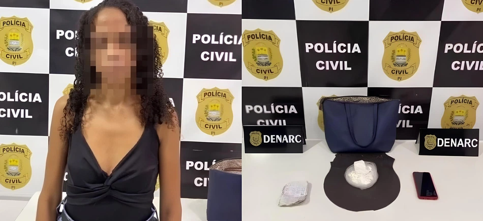 Operação do DENARC prende suspeita de tráfico de drogas em Teresina