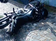 Motocicleta envolvida em acidente no bairro Marquês