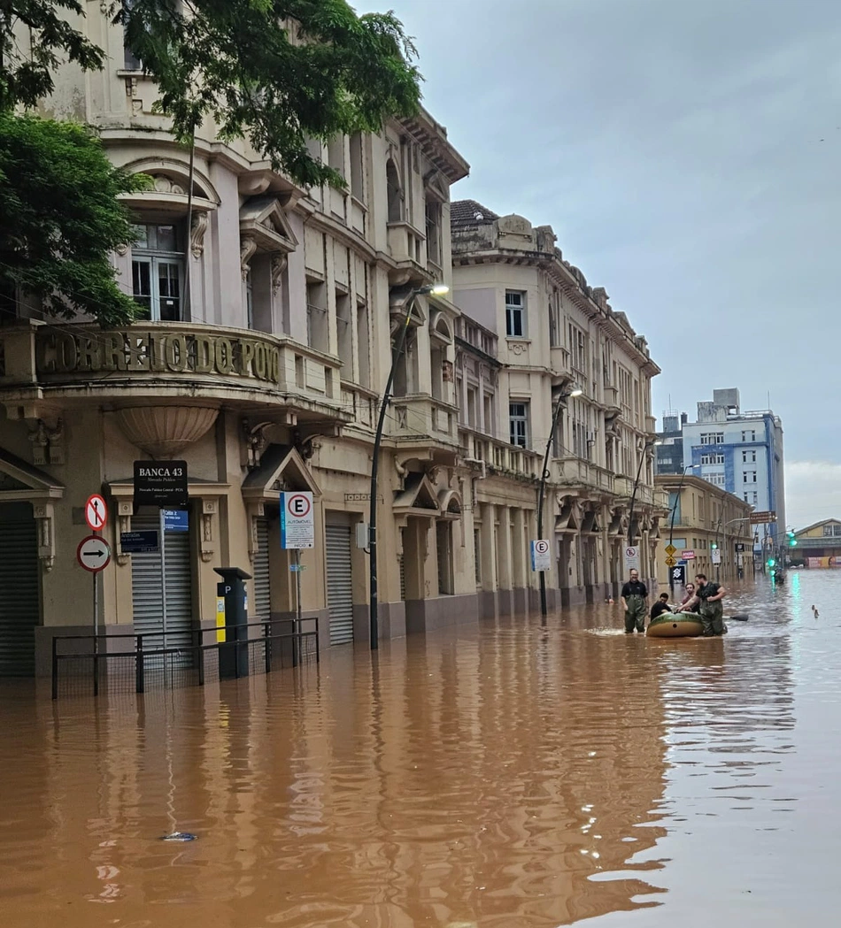 Inundações atingem moradores do Rio Grande do Sul