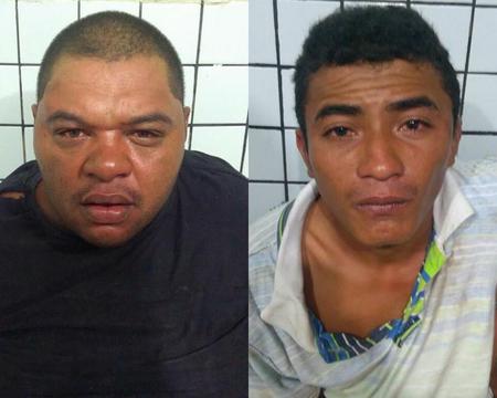 Suspeitos apreendidos pela polícia no Monte Verde