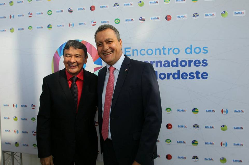 Wellington Dias e Rui Costa