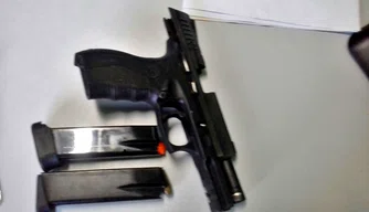 Pistola de uso exclusivo da Polícia Civil