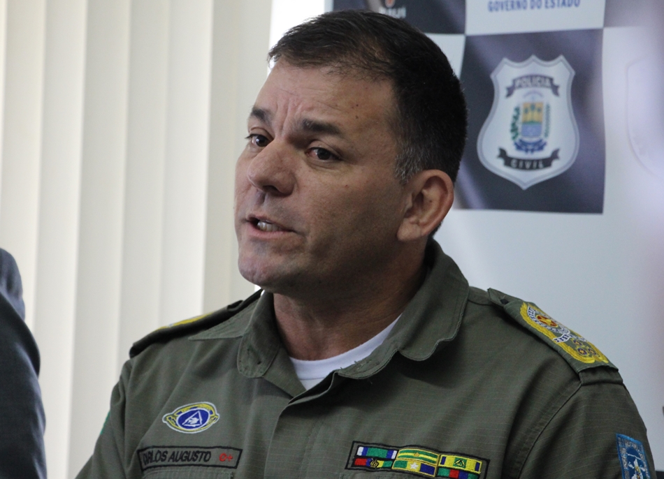 Comandante-Geral da Polícia Militar Coronel Carlos Augusto