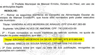 Prefeito Zé Medeiros é acusado de nomear a irmã para cargo público