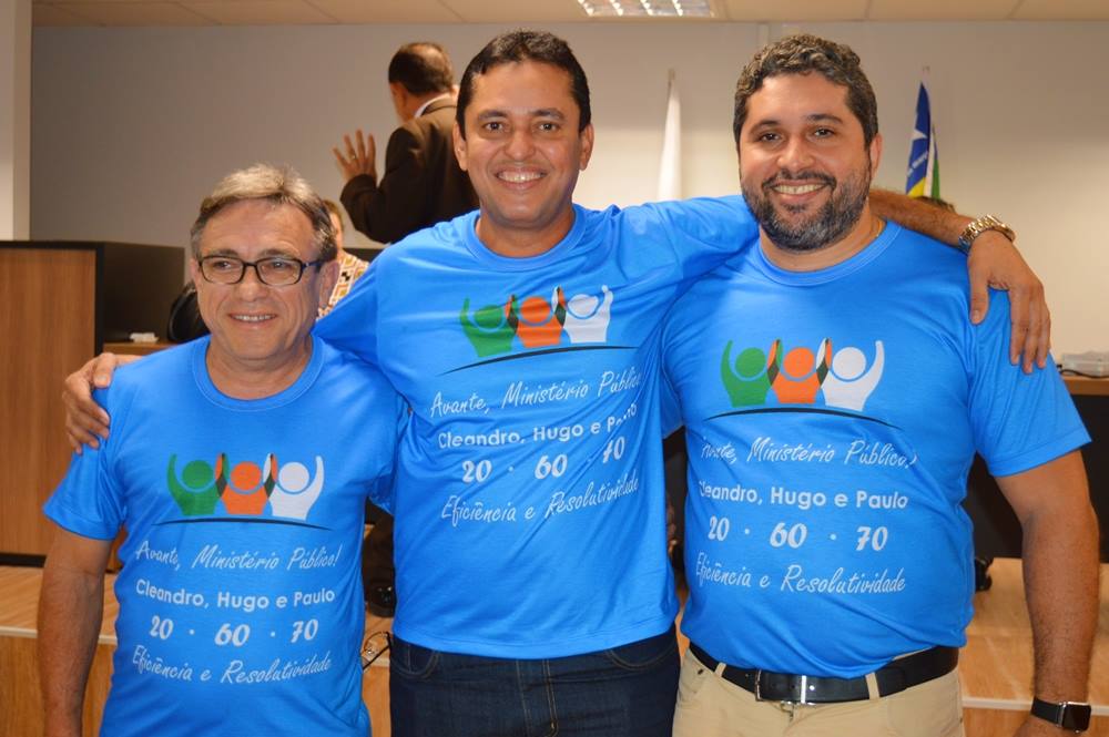 Promotores Hugo Cardoso, Cleandro Moura e Paulo Rubens