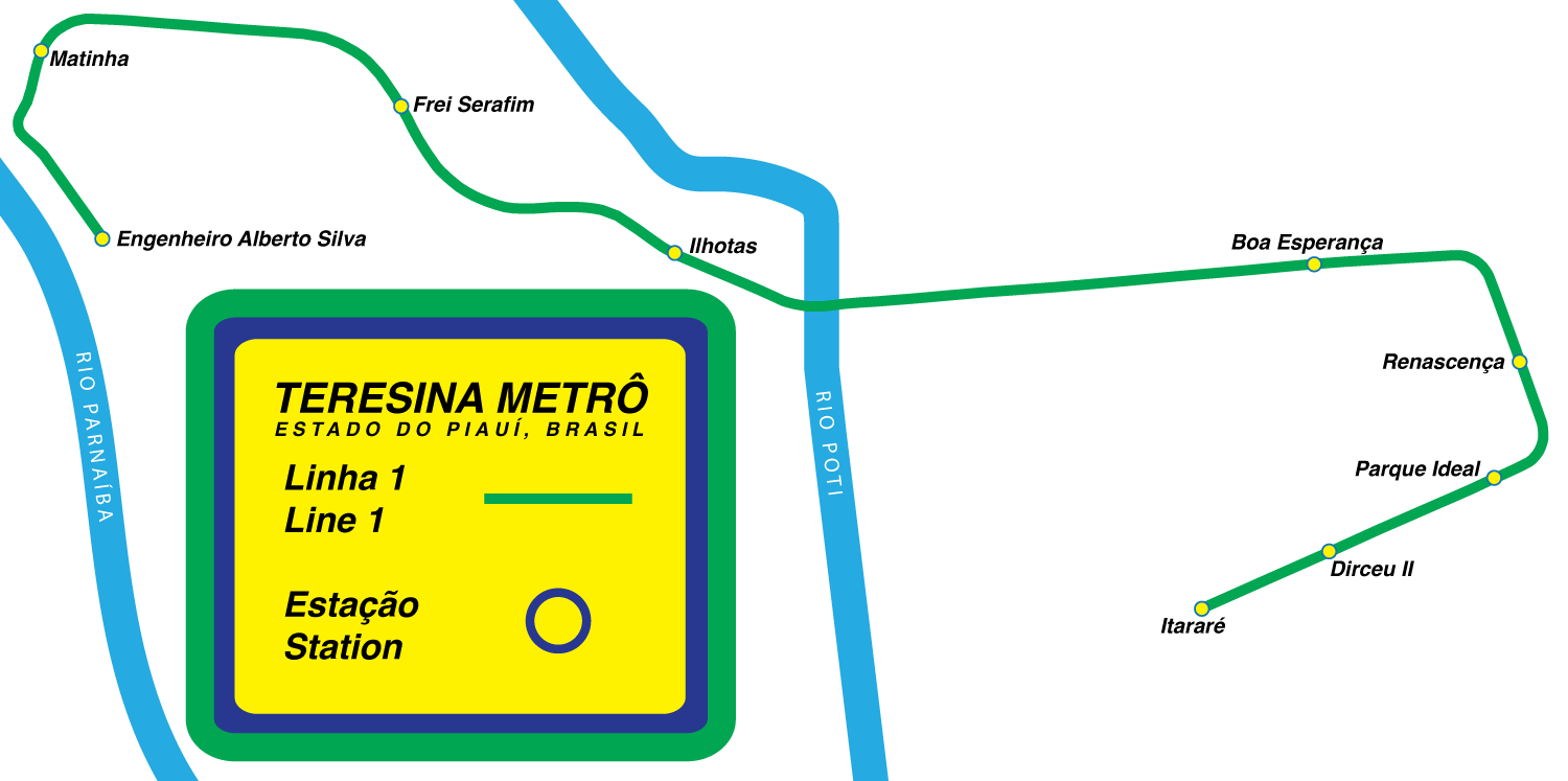 Linha 1 do metrô de Teresina