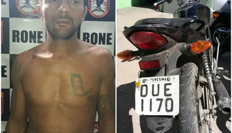 Foragido da justiça do DF é preso no Grande Dirceu depois de rouba uma motocicleta.