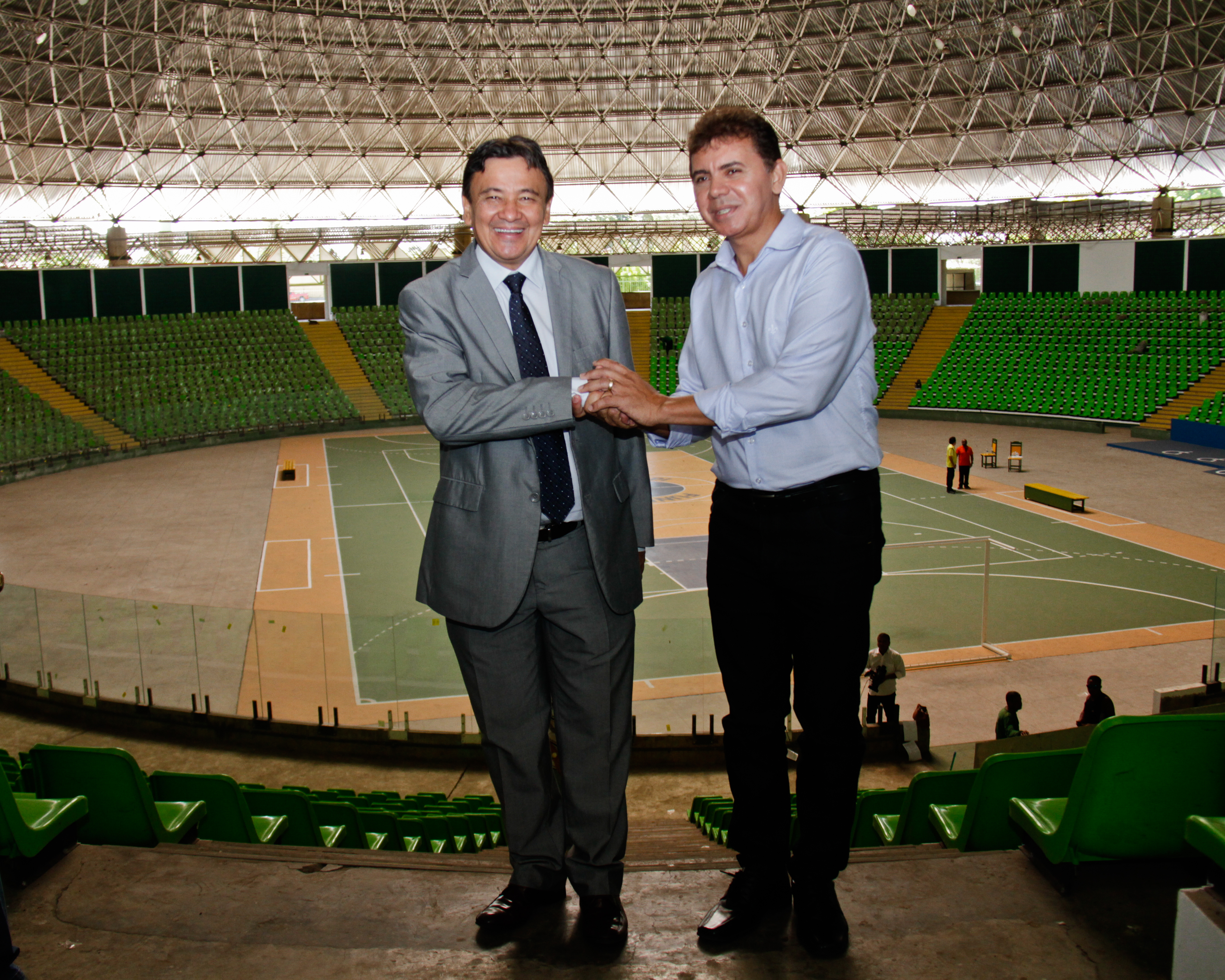 Governador Wellington Dias e o Presidente da Fundespi Paulo Martins.