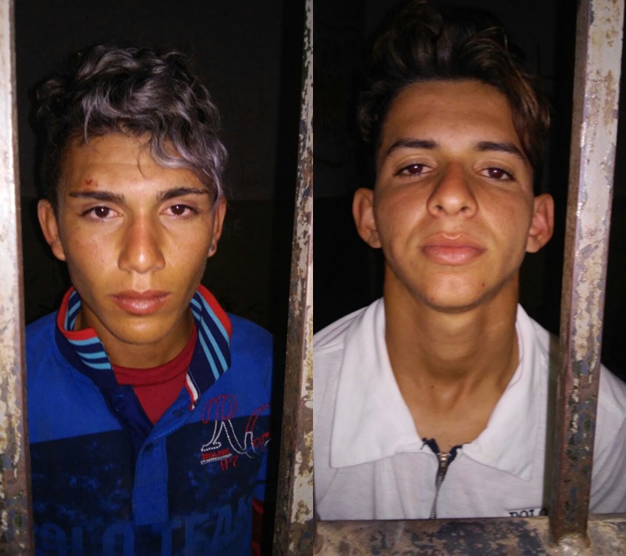 Homens são presos logo depois de praticarem roubo em Marcolândia.