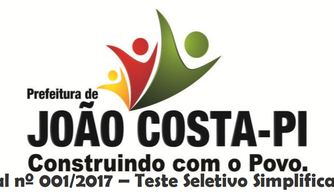 Concurso da Prefeitura de João Costa-PI.