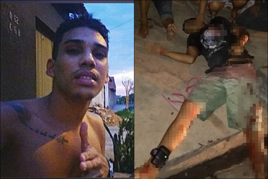 Jovem morto a tiros na porta de casa