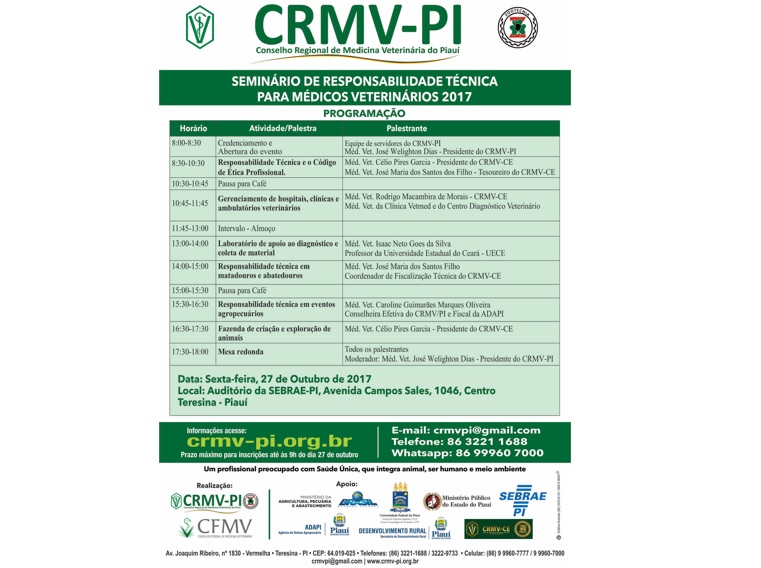 Seminário do CRMV-PI