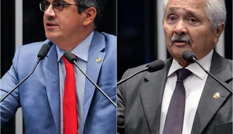 Ciro Nogueira e Elmano Férrer votam contra o afastamento de Aécio Neves.