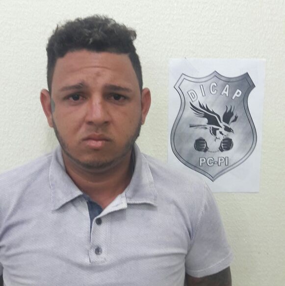 Wilberson Sousa da Silva preso por roubo de veículo.