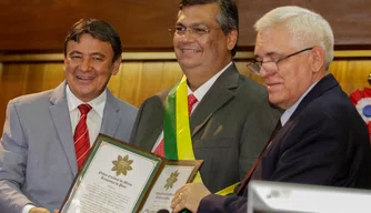 Entrega de Título e Medalha a Flávio Dino na Alepi.