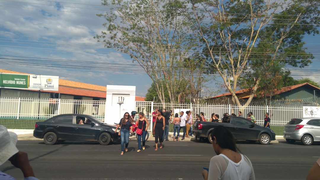 Unidade Escolar Elvídio Nunes, um dos locais de aplicação da prova.