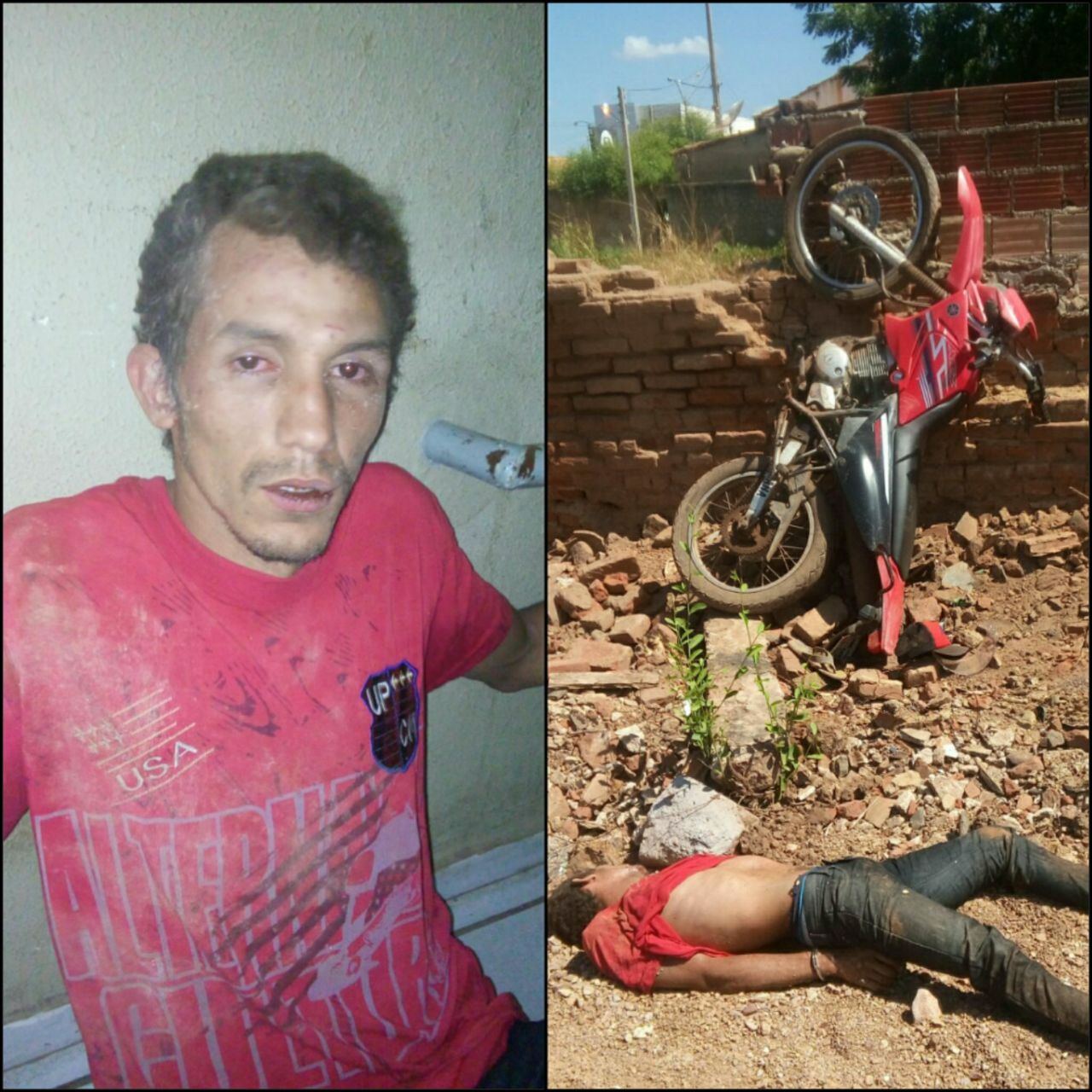 Odailto Araújo dos Santos suspeito de assalto.