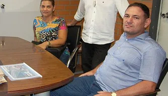 Vereadora Karla da Paz e seu marido Valdir Cardoso