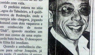 Três homens são condenados pela morte do ex-prefeito Joaquim Fonseca.