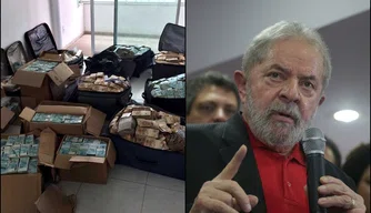 Malas de dinheiro e ex-presidente Lula