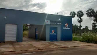 Casa lotérica de Nossa Senhora de Nazaré.