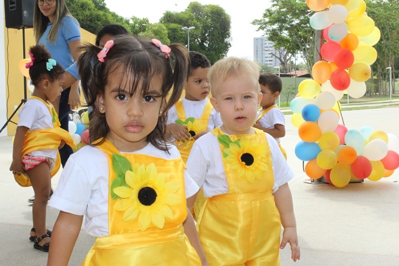 Crianças na rede municipal de ensino de Teresina