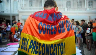 Protesto contra homofobia