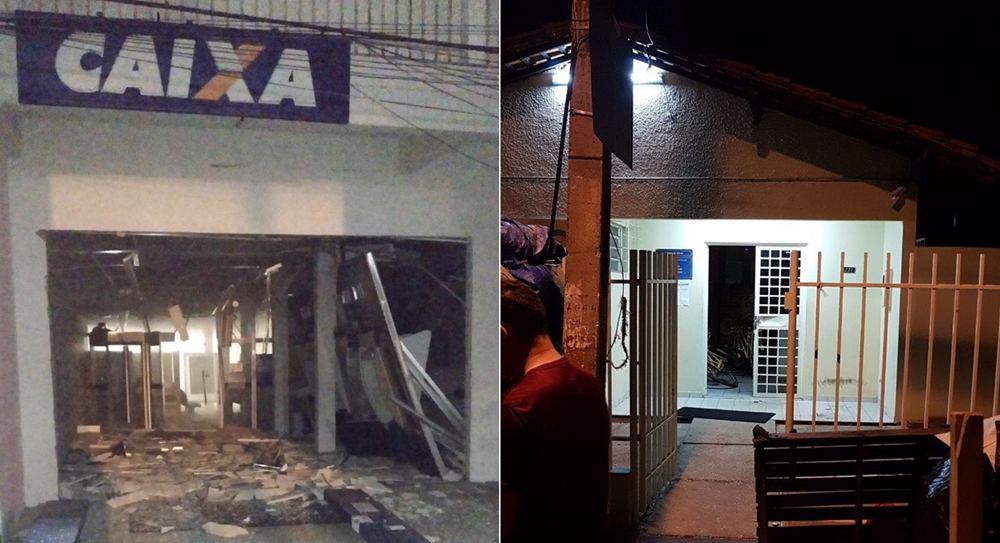 Agências que foram alvo das explosões