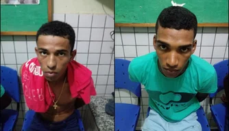 Presos por tráfico de drogas em Valença do Piauí